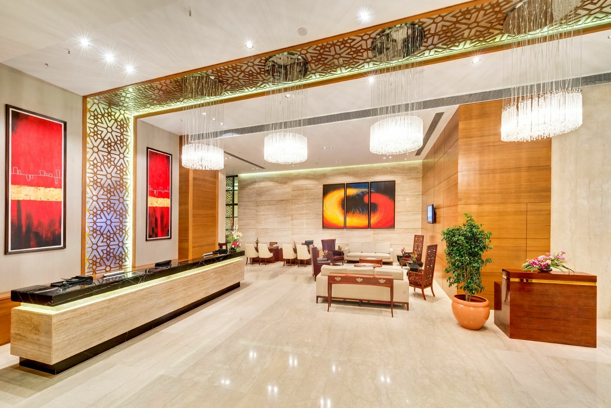 Pride Plaza Hotel, Calcutta Extérieur photo Lobby